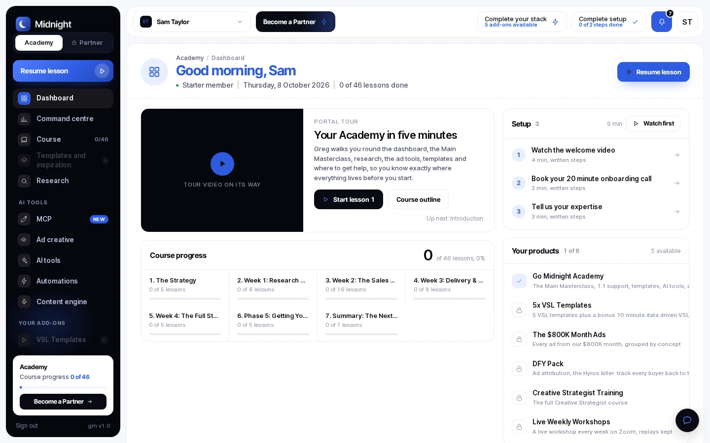Buyer Portal Template